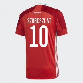 Jalkapallo Pelipaidat Unkari Dominik Szoboszlai 10 Kotipaita Euro 2020 Lyhythihainen